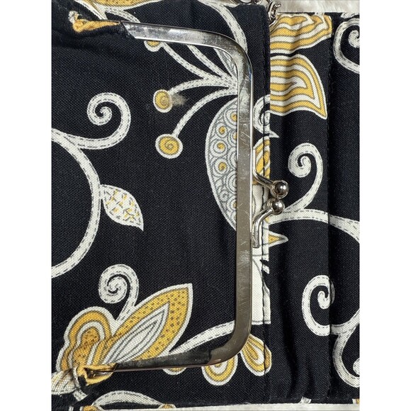 VERA BRADLEY POCKET WALLET YELLOW BIRD 6 X 4 Inch Carabiner - Picture 3 of 7